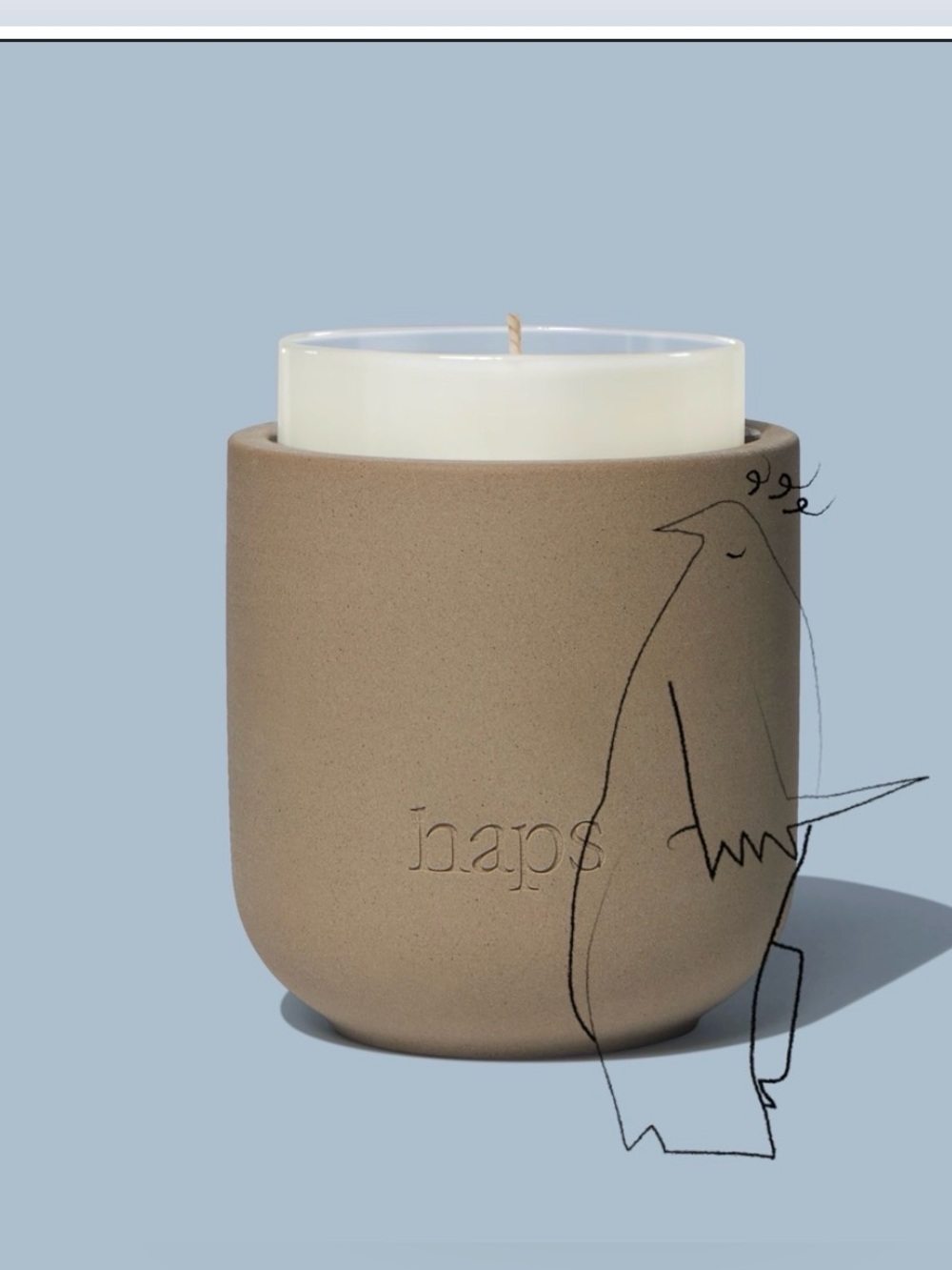 NWOT HAPS mood care vessel and candle.